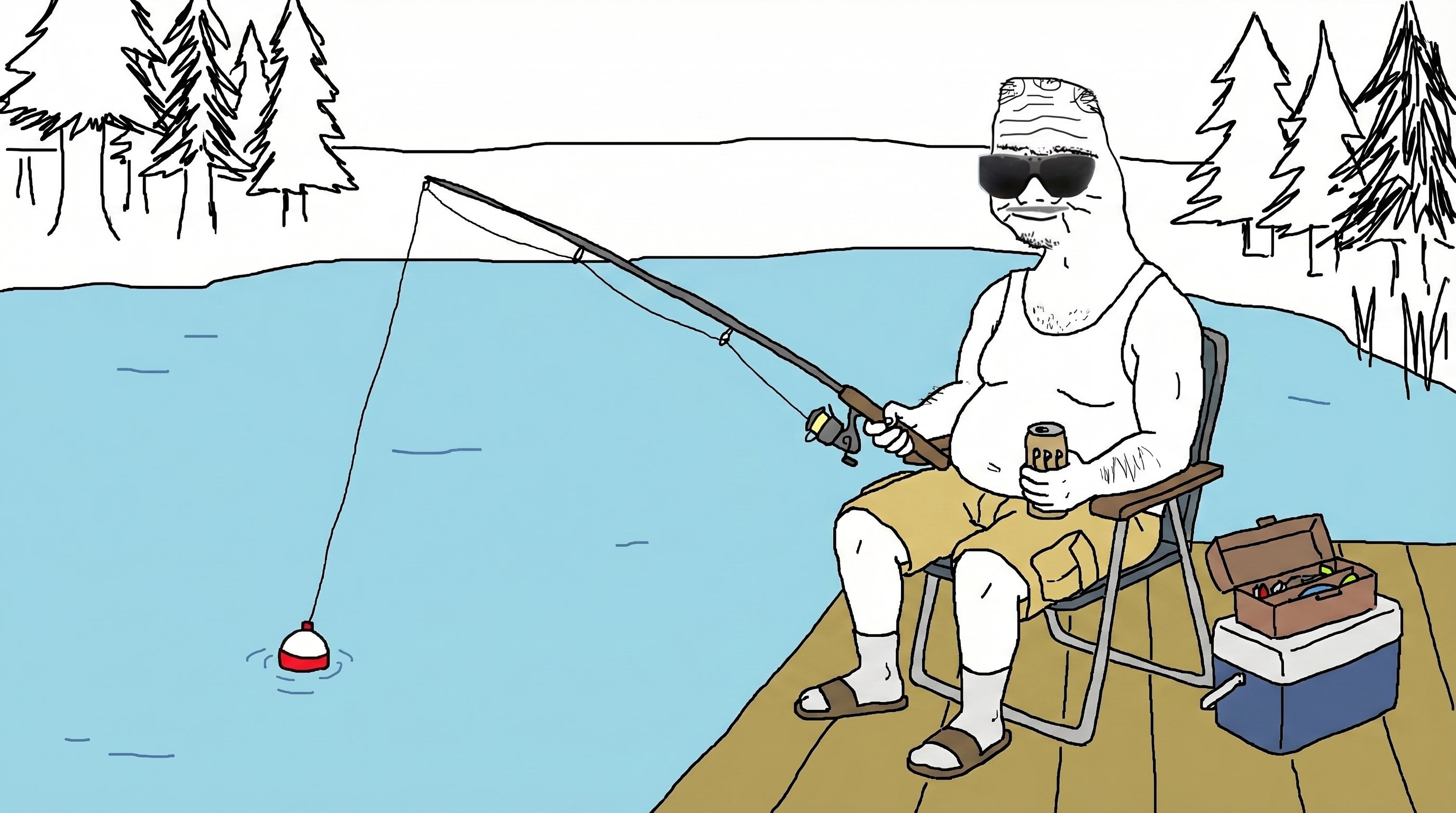 Unc fishing on the dock